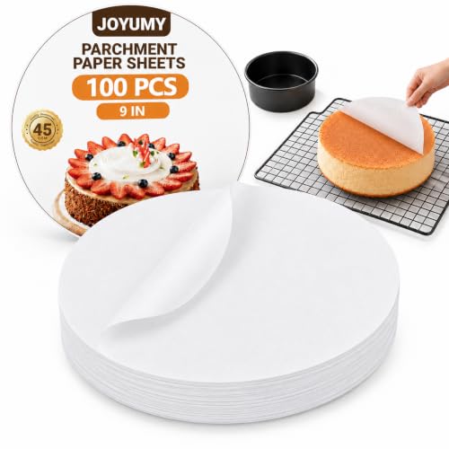 100 Pcs 9" Round Parchment Paper