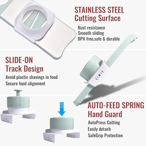 5 In 1 Mandoline Slicer with Slide