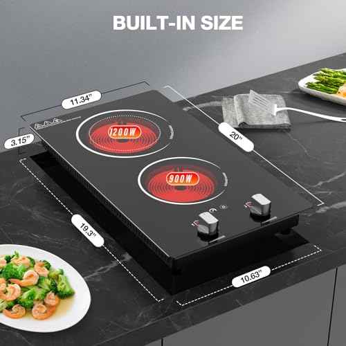 2 Burner Electric Cooktop