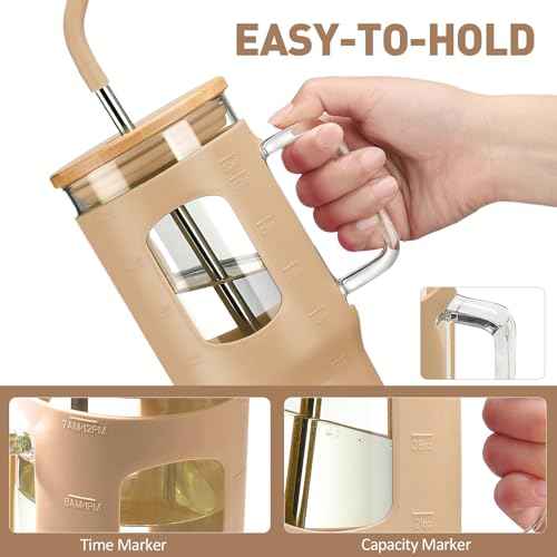 Glass Tumbler with Lid