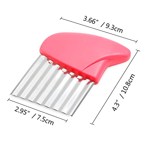 Stainless Steel Potato Crinkle Cutter Knife