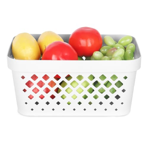 Plastic Baskets for Organizing (6 Count)