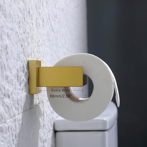Toilet Paper Holder Brushed Gold (2 Count)