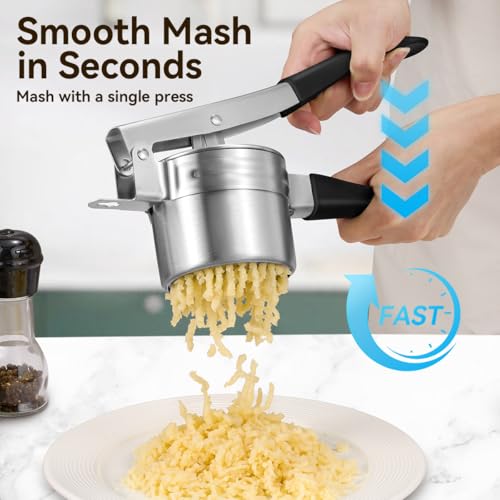 Potato Ricer Stainless Steel Potato Masher Anti