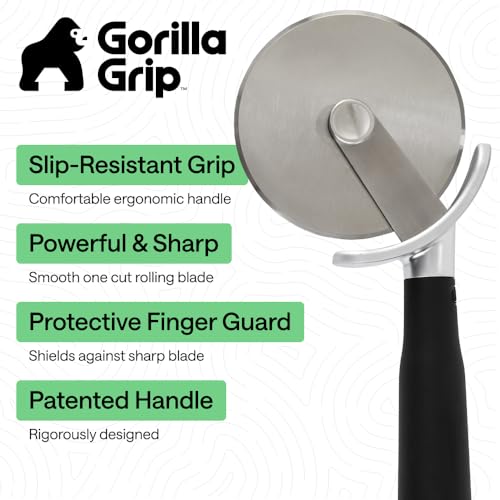 Patented Stainless Steel Large Pizza Cutter Wheel