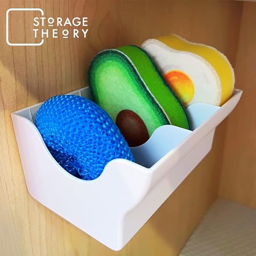 BeraTek Sponge Daddy Caddy & Under Sink Sponge Holder Combo