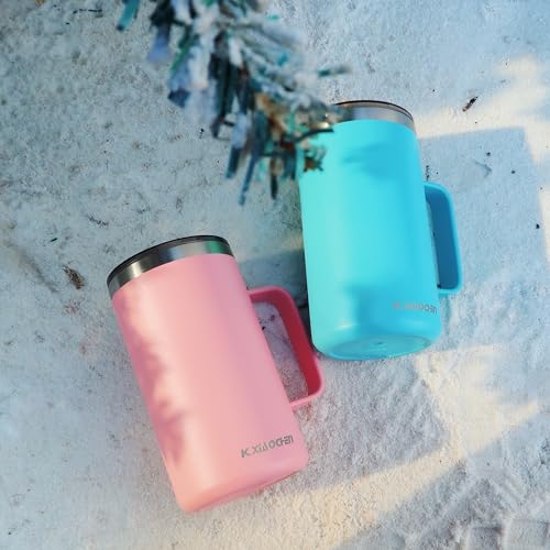 2 Pack 20 oz Insulated Coffee Mugs (2 Count)