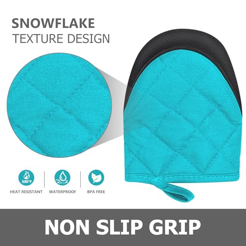 1 Pair Short Oven Mitts