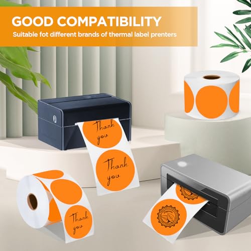 2 Inch Circle Thermal Sticker Labels