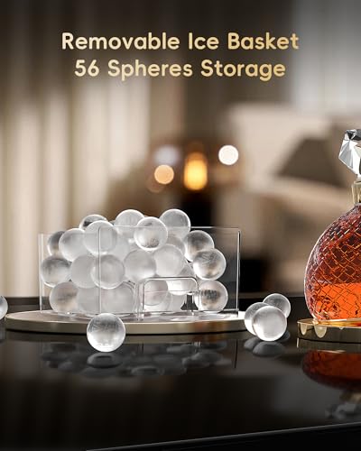 2" Clear Ice Ball Maker Countertop