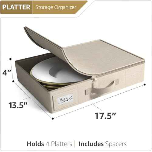 Platter Storage Case for Dinnerware