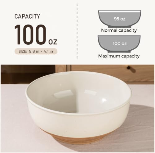 9.8’’ Ceramic Serving Bowls (2 Count)