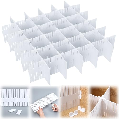 15 Pcs 5.12 Tall Drawer Divider Adjustable Drawer Organizer (15 Count)