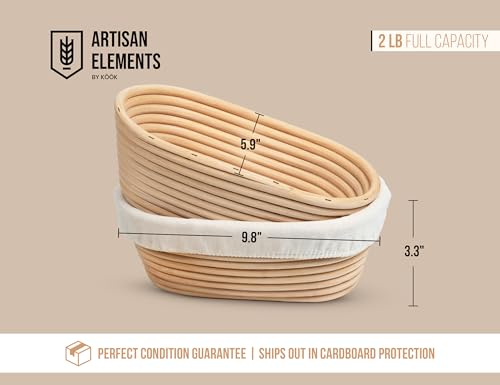 Banneton Bread Proofing Baskets (2 Count)
