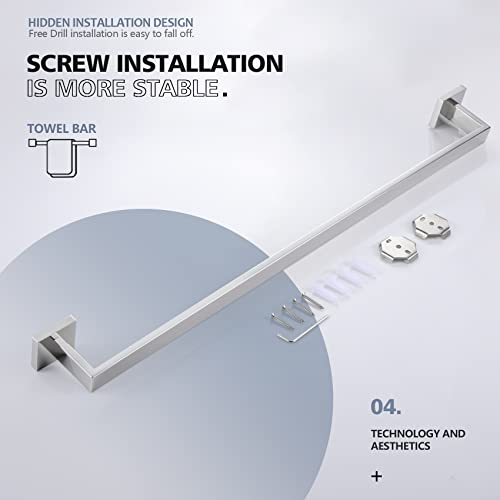 32 Inch Single Towel Bar