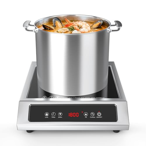 1800W Commercial Induction Cooktop
