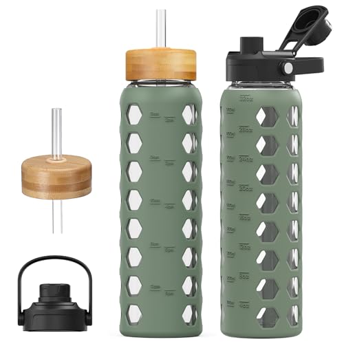 Glass Water Bottle