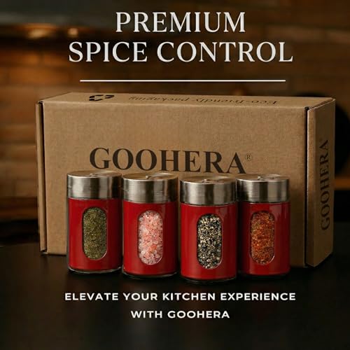 4 Piece Salt and Pepper Shakers Set