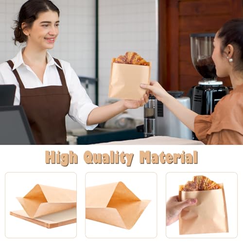 800 Pack Wax Paper Bags 6x7 inch (800 Count)