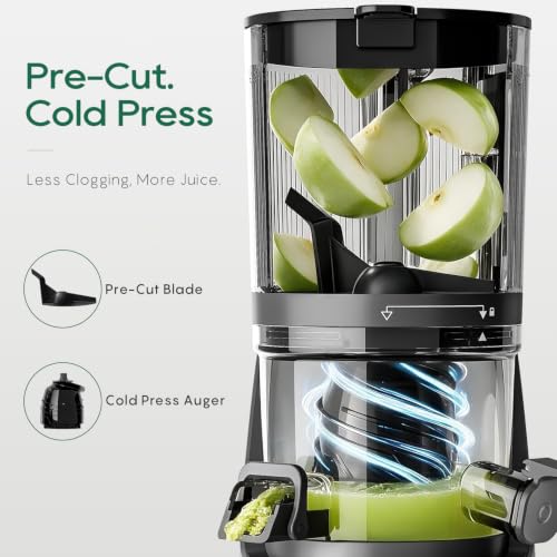 3-in-1 Cold Press Juicer C16, Makes Juice & Sorbet & Nut Milk