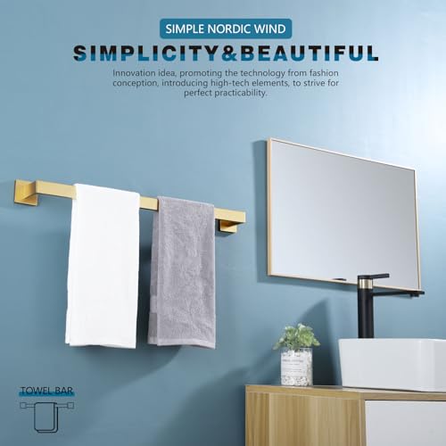 20 Inch Towel Bar Bathroom Towel Bar Kitchen Dish Cloths Hanger Hand Towel Holder Stainless Steel Wall Mount