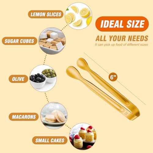 12 PCS Small Serving Tongs (12 Count)