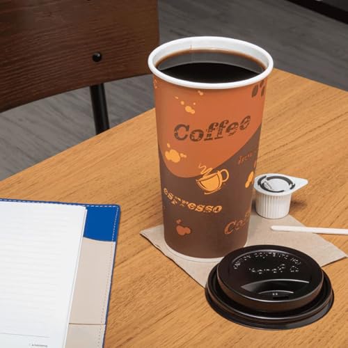 20 oz Paper Hot Coffee Cups [600 ct] Disposable (600 Count)
