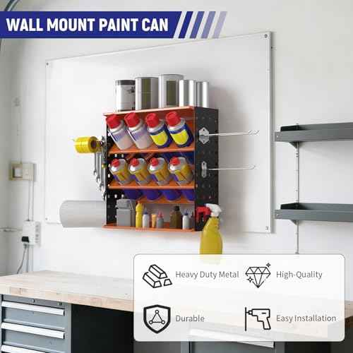 Wall Mount Spray Can Holder