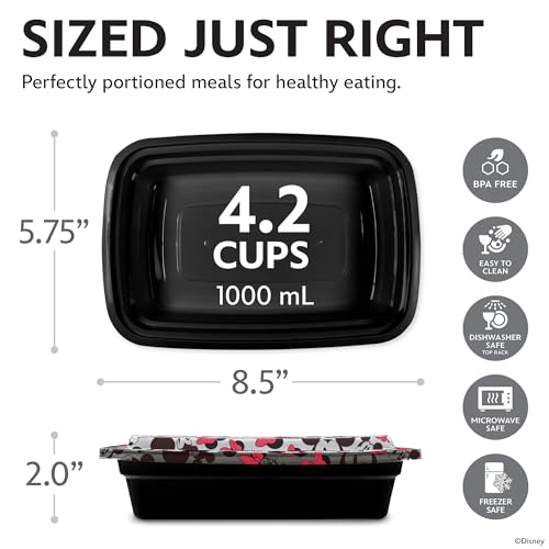 Disney Mickey & Minnie Meal Prep Containers (10 Count)