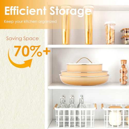 20pcs Ceramic Cookware Set Nonstick