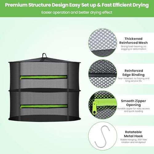 2 Layer Herb Drying Rack Hanging