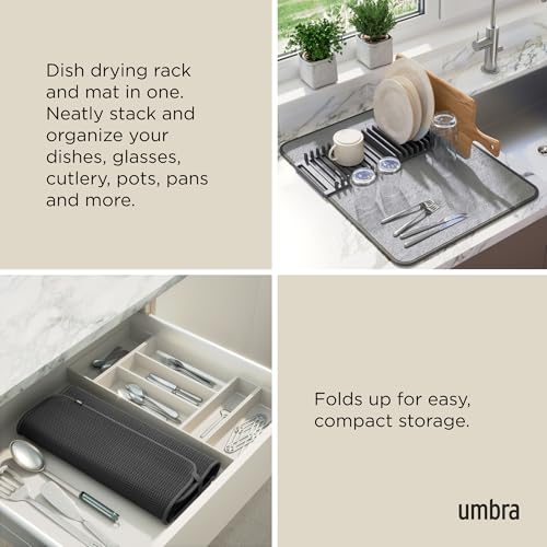 Udry Dish Drying Rack with Mat