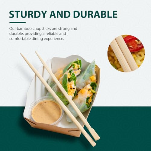 Premium Disposable Bamboo Chopsticks (160 Ounce)