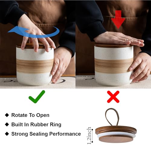 Large Coffee Container with Lid