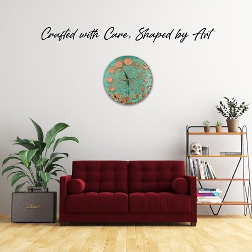 Handmade Copper Wall Clock Artisan Touch in Every Piece