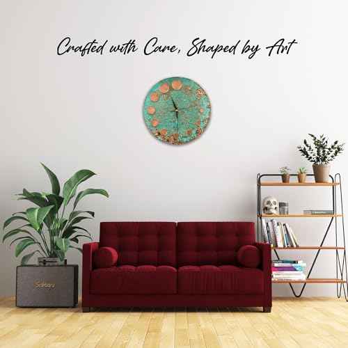 Handmade Copper Wall Clock Artisan Touch in Every Piece