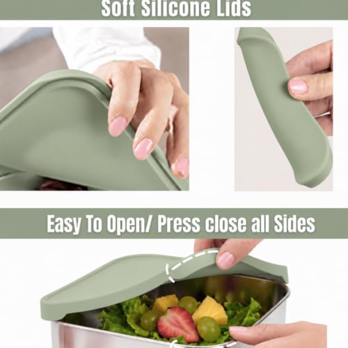 Flexibento Leak Proof 40 OZ Stainless Steel Lunch Box