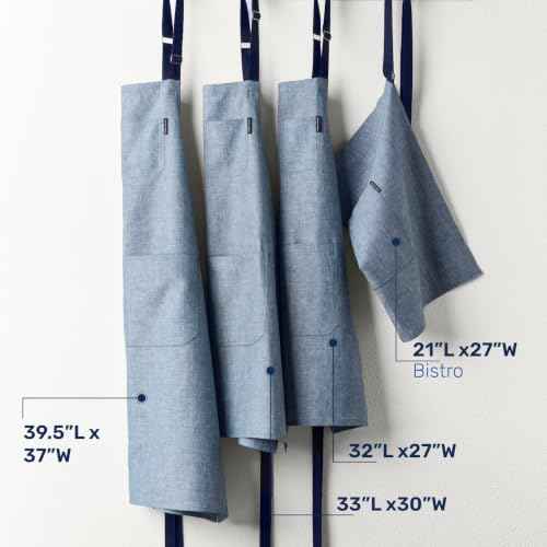 100% Pure Linen Kitchen Apron