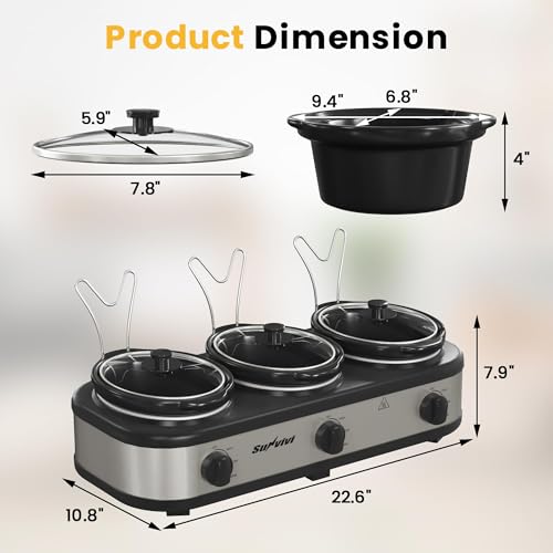 Triple Slow Cooker
