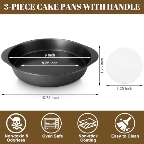 9 Inch Cake Pan Set (3 Count)