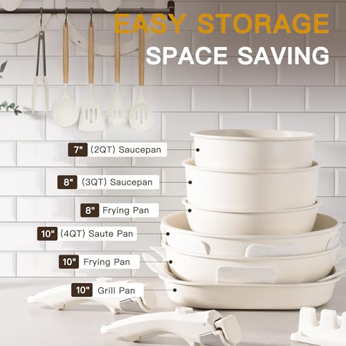 23 Pcs Pots and Pans Set Non Stick