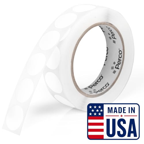 White Round Circle Dot Sticker 1