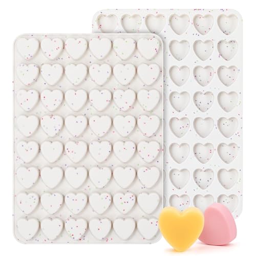 1 Inch Mini Heart Shaped Silicone Molds for Chocolate