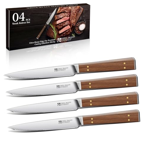 Serrated Steak Knives Set of 4 inch (4 Count)