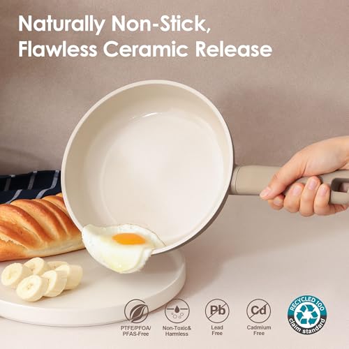 Ceramic Nonstick Pots and Pans Set