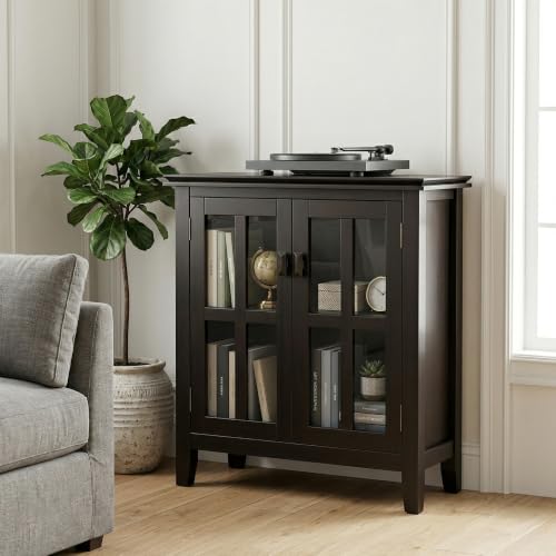Artisan 30" Wide Solid Wood Cabinet in Hickory Brown