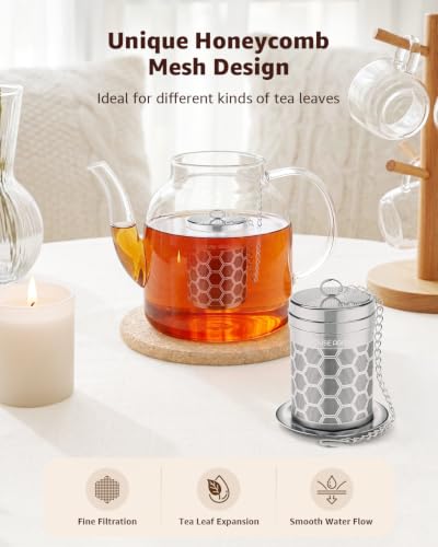 Tea Infusers Extra Fine Mesh Tea Strainers for Loose Tea