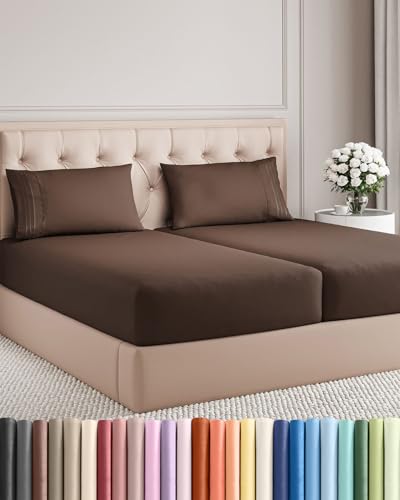 Split King Size 5 Piece Sheet Set
