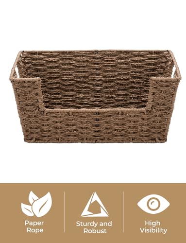 Pantry Baskets for Shelves (2 Count)