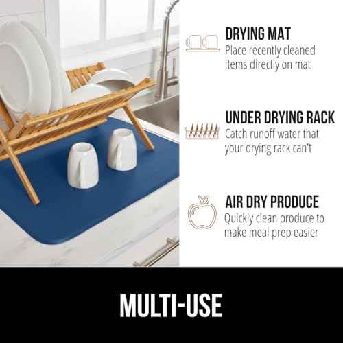 Ultra Absorbent Microfiber Dish Drying Mat